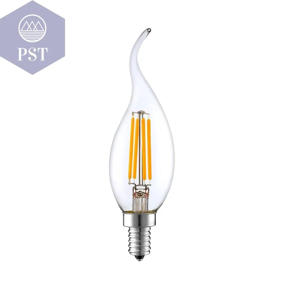 10pcs LED Bulb E14 4W/6W Dimmable Edison Retro Filament Candle Light AC220V C35 Warm/Cold White 360 Degree Energy Saving Lamp PST PS Tradings
