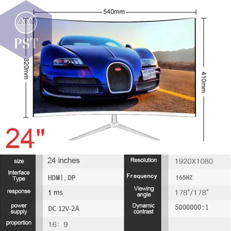 24" IPS 165hz monitors gamer 1080p HD gaming monitors PC LCD Curved screen monitor for desktop displays 1MS HDMI monitors gamer PST PS Tradings PST PS Tradings PST PS Tradings 24" IPS 165hz monitors gamer 1080p HD gaming monitors PC LCD Curved screen monitor for desktop displays 1MS HDMI monitors gamer