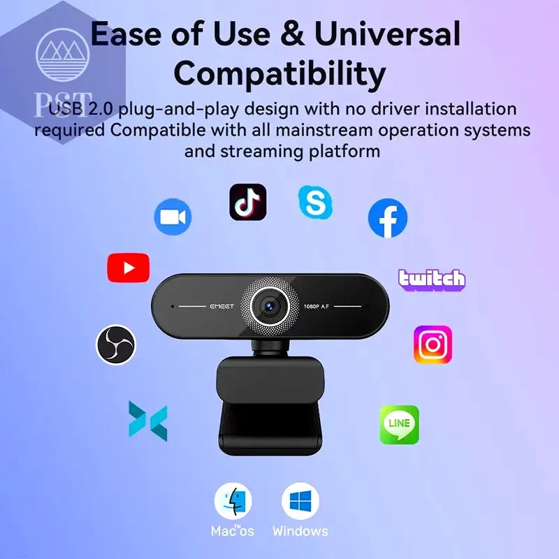 4K Webcam 1440P 2K Webkamera 1080P EMEET C60E Autofokus Usb-Computerkamera Für Wohn-/Videoanruf-/Konferenz PST PS Tradings PST PS Tradings PST PS Tradings 4K Webcam 1440P 2K Webkamera 1080P EMEET C60E Autofokus Usb-Computerkamera Für Wohn-/Videoanruf-/Konferenz