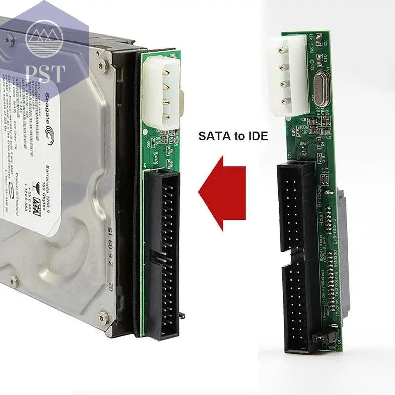 7+15Pin 2.5 Sata Female to 3.5 inch IDE Sata to IDE Adapter Converter Male 40 pin port for ATA 133 100 HDD CD DVD Serial new - PST PS Tradings