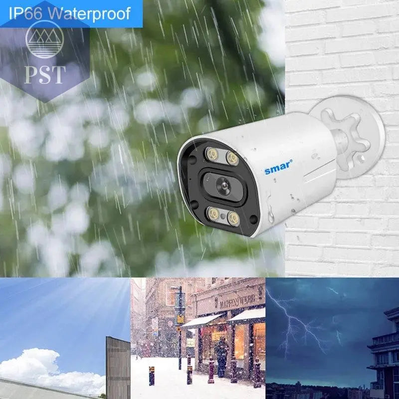 8MP Security Camera System 4K POE NVR Video Surveillance Kit 5MP 4MP Audio Ai Face Detect Color Night Vision IP CCTV Camera Set - Property & Safety Tradings