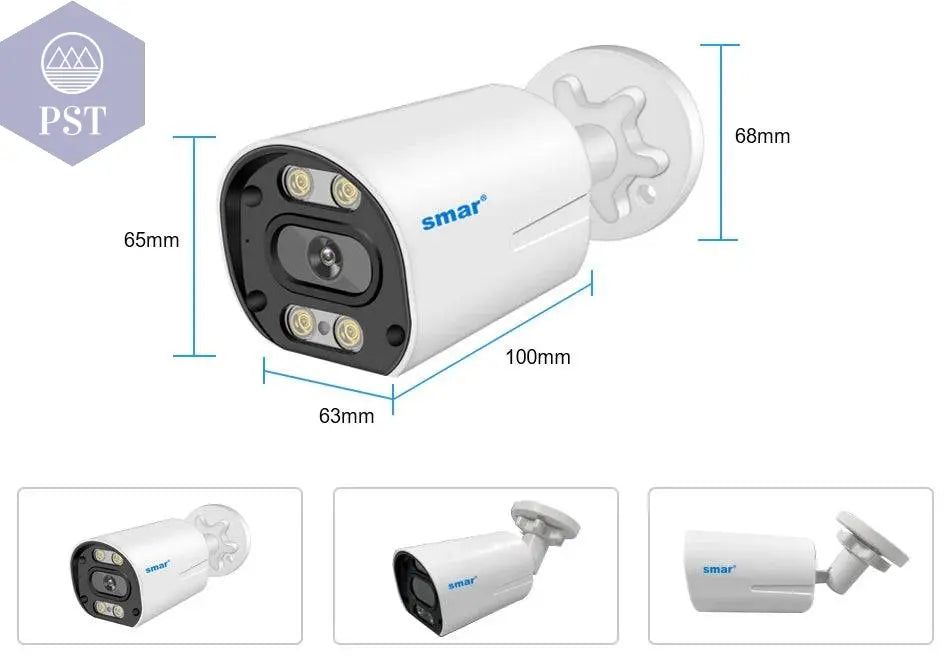 8MP Security Camera System 4K POE NVR Video Surveillance Kit 5MP 4MP Audio Ai Face Detect Color Night Vision IP CCTV Camera Set - Property & Safety Tradings
