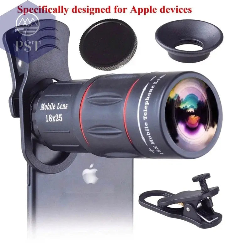 APEXEL Universal 18x25 Monokular Zoom HD Optisches Handyobjektiv Beobachtungsvermessung 18X Teleobjektiv mit Stativ für Smartphone Cellphones & Telecommunications - Cellphones PST PS Tradings