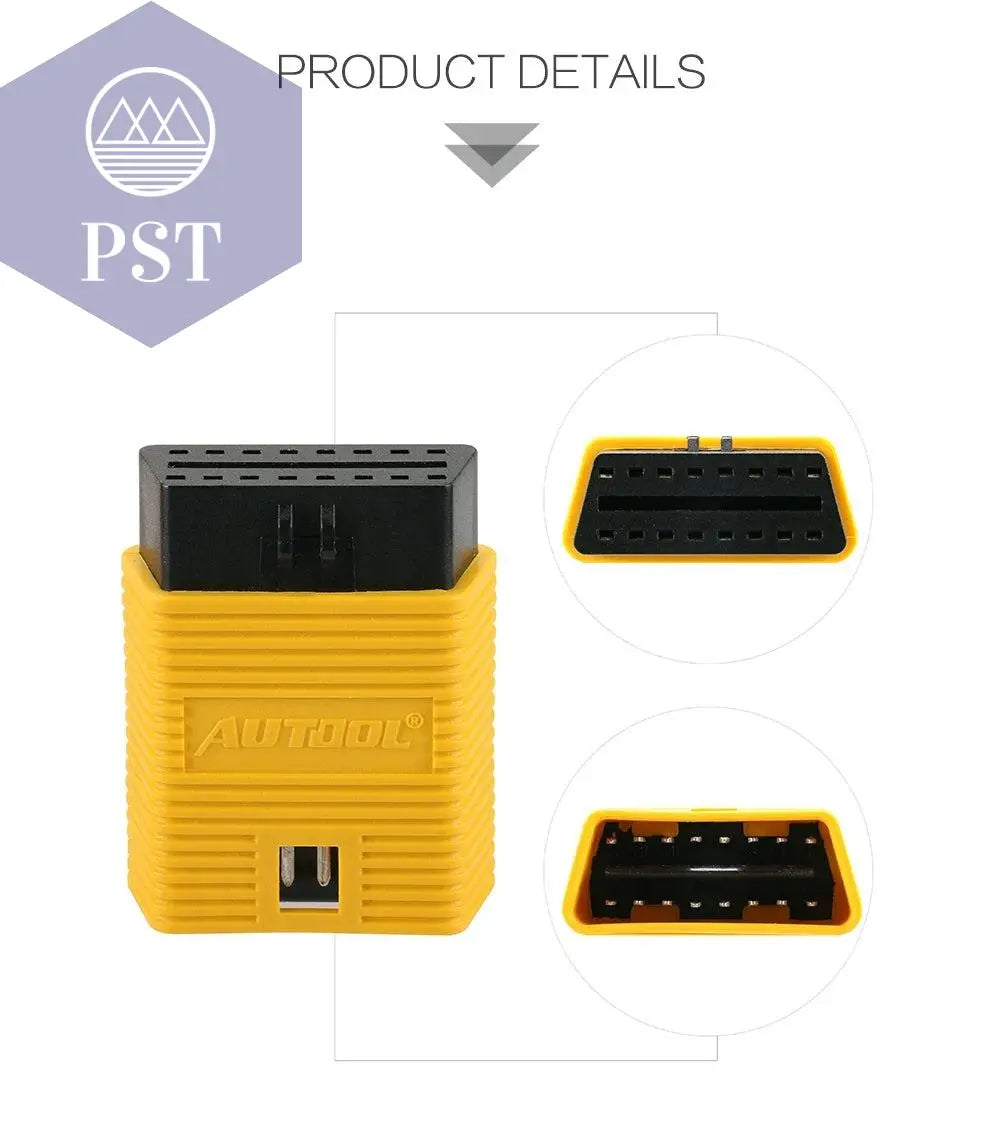 AUTOOL Car OBD2 Connector Extension Adapter Auto OBD 2 Extend OBD 16Pin Connect Parts For Univeral OBDII ELM327 Scanner Adapter - PST PS Tradings