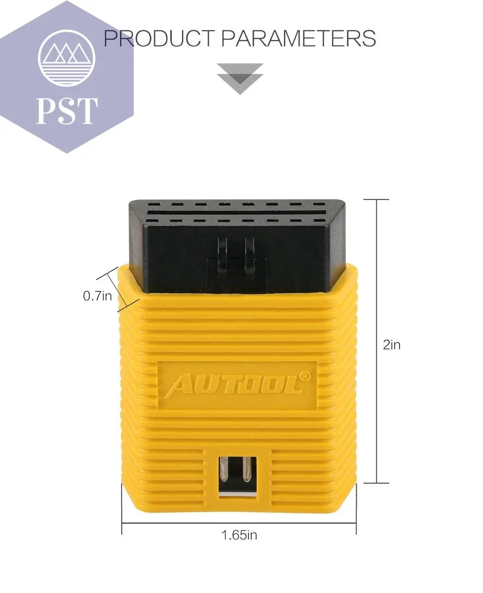 AUTOOL Car OBD2 Connector Extension Adapter Auto OBD 2 Extend OBD 16Pin Connect Parts For Univeral OBDII ELM327 Scanner Adapter - PST PS Tradings