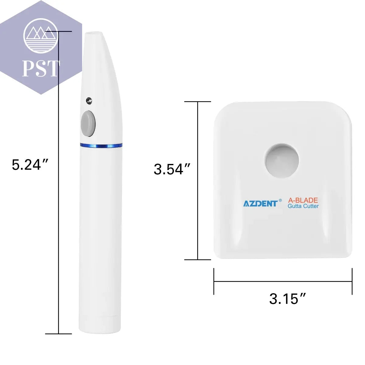 AZDENT Dental Endo Gutta Zahnaufhellung Mundhygiene Dentalgeräte Zahnfleischschneider Dental Cuttapercha mit 4 Spitzen PST PS Tradings