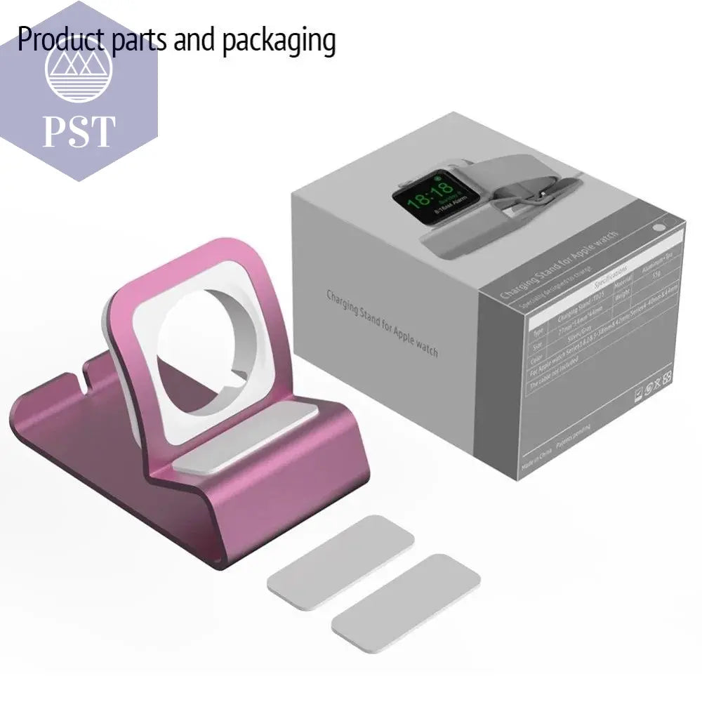 Alu-Ladehalterung Smart-Watch / Ständer mit Ladefunktion / Lade-Dock / Ladestation/ Docking-Station - Smart_Watch Charging Holder Mod.1-10+Ultra_1+2 - PST PS Tradings Cellphones & Telecommunications - Cellphones PST PS Tradings