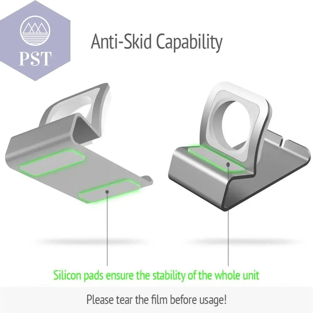 Alu-Ladehalterung Smart-Watch / Ständer mit Ladefunktion / Lade-Dock / Ladestation/ Docking-Station - Smart_Watch Charging Holder Mod.1-10+Ultra_1+2 - PST PS Tradings Cellphones & Telecommunications - Cellphones PST PS Tradings