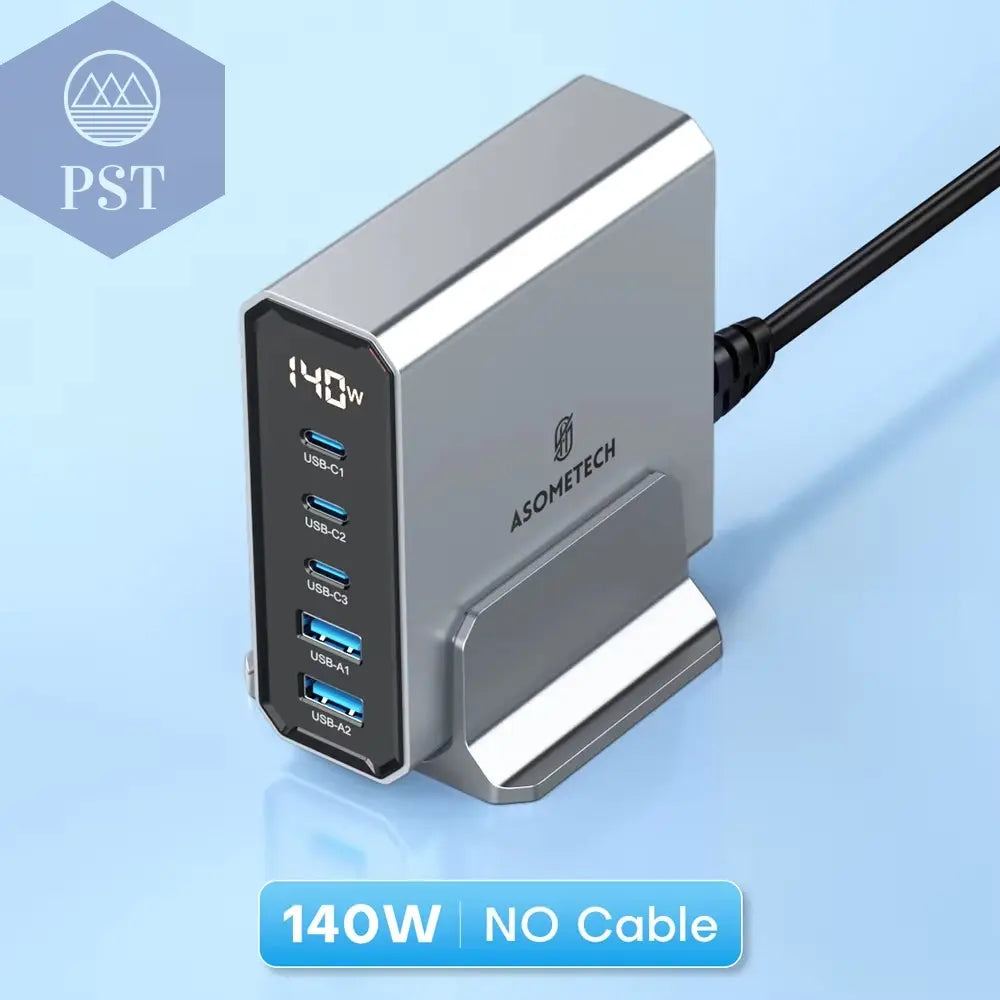 Asome Tech 140W Gan Usb Typ C Schnell Ladegerät Mehrere Anschlüsse Qc 4,0 Pd Schnell Ladegerät Für Macbook Laptop Tablet Iphone 14 Samsung S23 PST PS Tradings PST PS Tradings 140W-No-Pd-Cable-Uk-Plug PST PS Tradings Asome Tech 140W Gan Usb Typ C Schnell Ladegerät Mehrere Anschlüsse Qc 4,0 Pd Schnell Ladegerät Für Macbook Laptop Tablet Iphone 14 Samsung S23