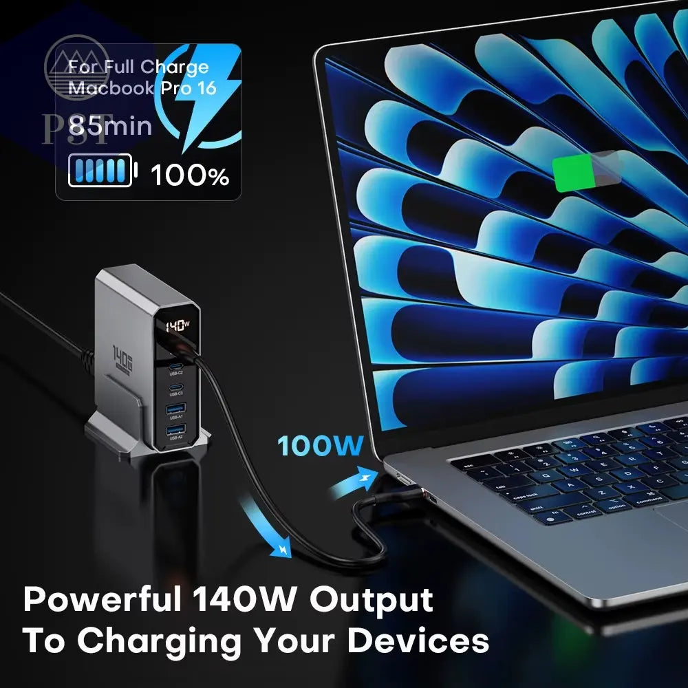 Asome Tech 140W Gan Usb Typ C Schnell Ladegerät Mehrere Anschlüsse Qc 4,0 Pd Schnell Ladegerät Für Macbook Laptop Tablet Iphone 14 Samsung S23 PST PS Tradings PST PS Tradings PST PS Tradings Asome Tech 140W Gan Usb Typ C Schnell Ladegerät Mehrere Anschlüsse Qc 4,0 Pd Schnell Ladegerät Für Macbook Laptop Tablet Iphone 14 Samsung S23