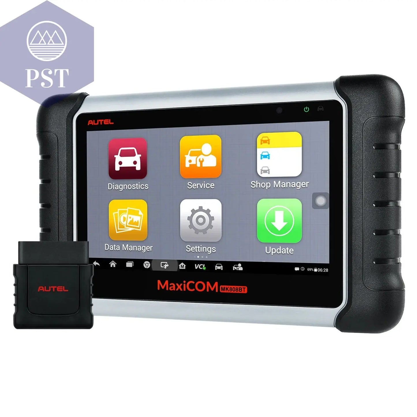 Autel MaxiCOM MK808BT Pro OBD2 Scanner Car Diagnostic Tools Code Reader With Active Test, All System Diagnosis, 28+Services - PST PS Tradings