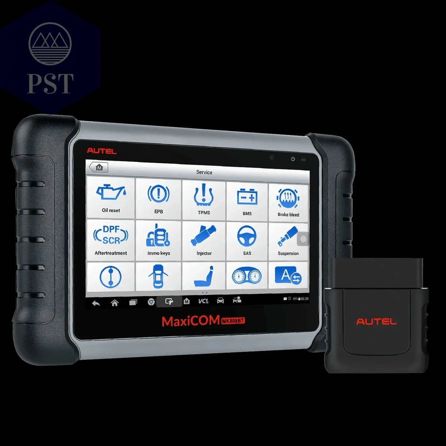 Autel MaxiCOM MK808BT Pro OBD2 Scanner Car Diagnostic Tools Code Reader With Active Test, All System Diagnosis, 28+Services - PST PS Tradings
