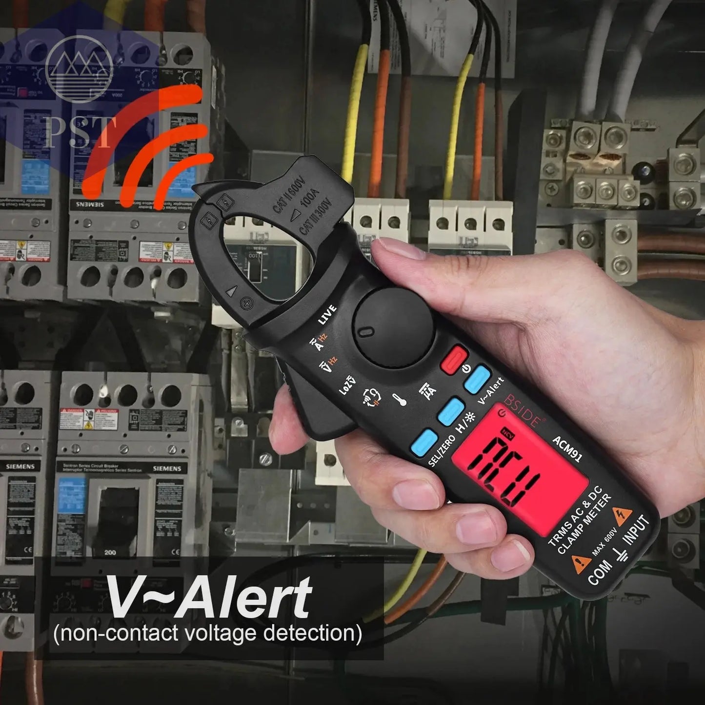 BSIDE Digital Clamp Meter 1mA High-Precision Ammeter Pliers True RMS DC AC Current Car Repair Electrical Temp Tester Multimeter PST PS Tradings