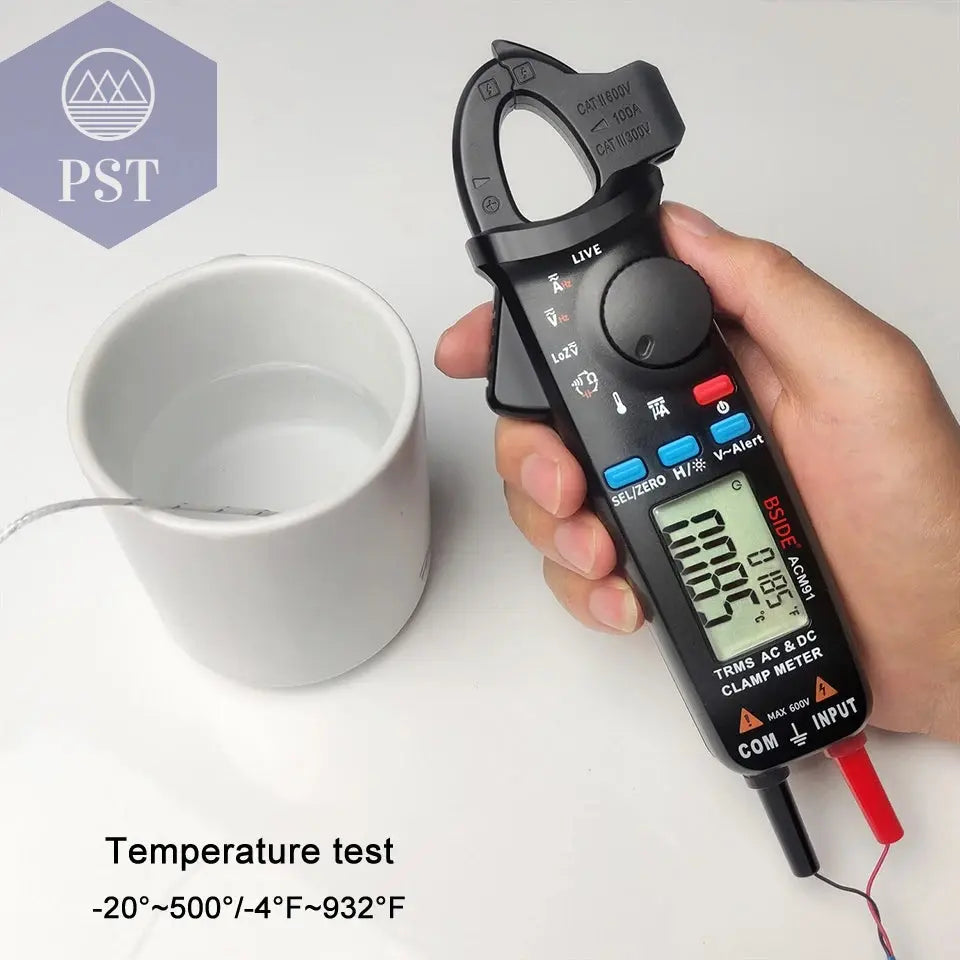 BSIDE Digital Clamp Meter 1mA High-Precision Ammeter Pliers True RMS DC AC Current Car Repair Electrical Temp Tester Multimeter PST PS Tradings