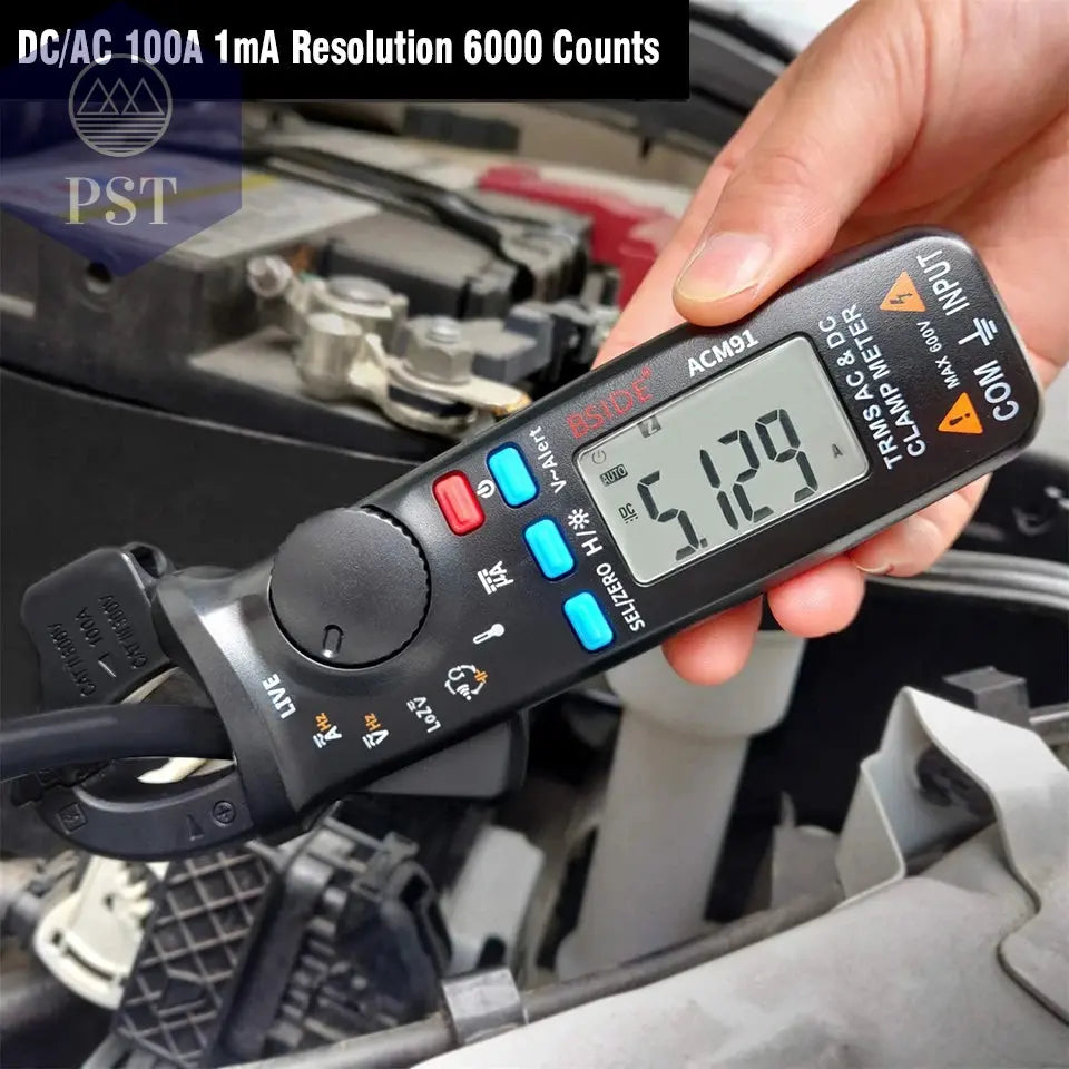 BSIDE Digital Clamp Meter 1mA High-Precision Ammeter Pliers True RMS DC AC Current Car Repair Electrical Temp Tester Multimeter PST PS Tradings