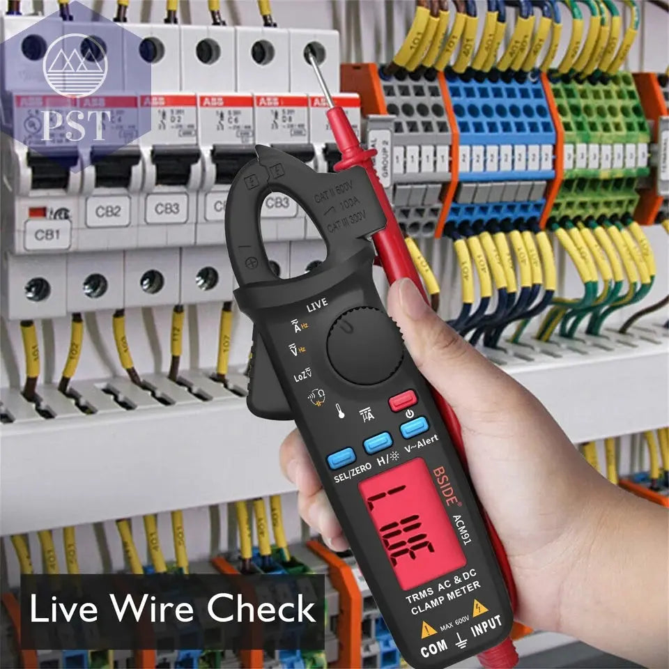 BSIDE Digital Clamp Meter 1mA High-Precision Ammeter Pliers True RMS DC AC Current Car Repair Electrical Temp Tester Multimeter PST PS Tradings