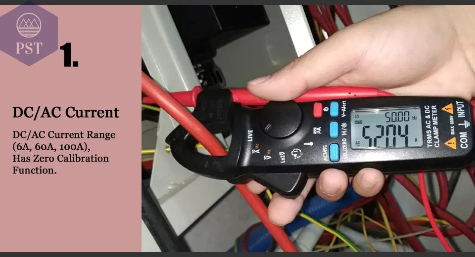 BSIDE Digital Clamp Meter 1mA High-Precision Ammeter Pliers True RMS DC AC Current Car Repair Electrical Temp Tester Multimeter PST PS Tradings