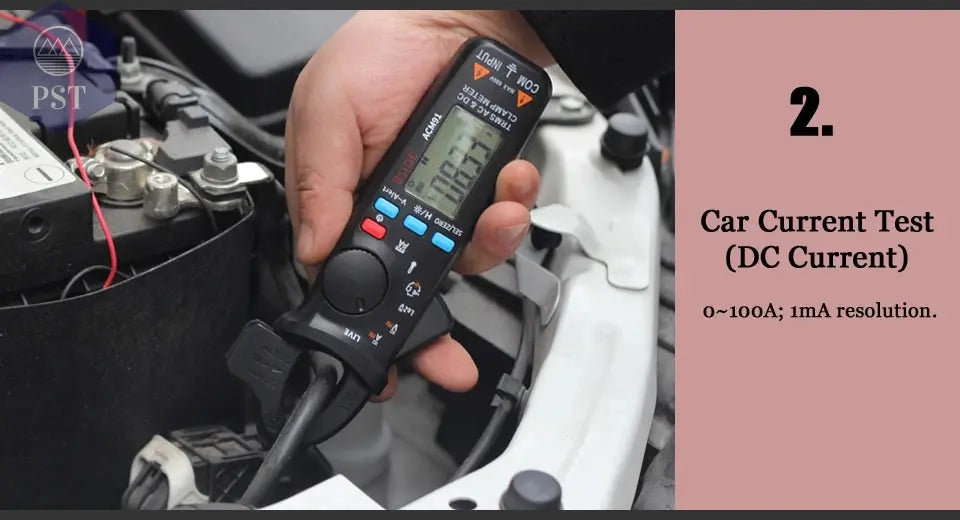 BSIDE Digital Clamp Meter 1mA High-Precision Ammeter Pliers True RMS DC AC Current Car Repair Electrical Temp Tester Multimeter PST PS Tradings