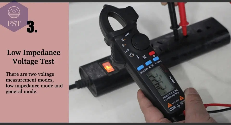 BSIDE Digital Clamp Meter 1mA High-Precision Ammeter Pliers True RMS DC AC Current Car Repair Electrical Temp Tester Multimeter PST PS Tradings