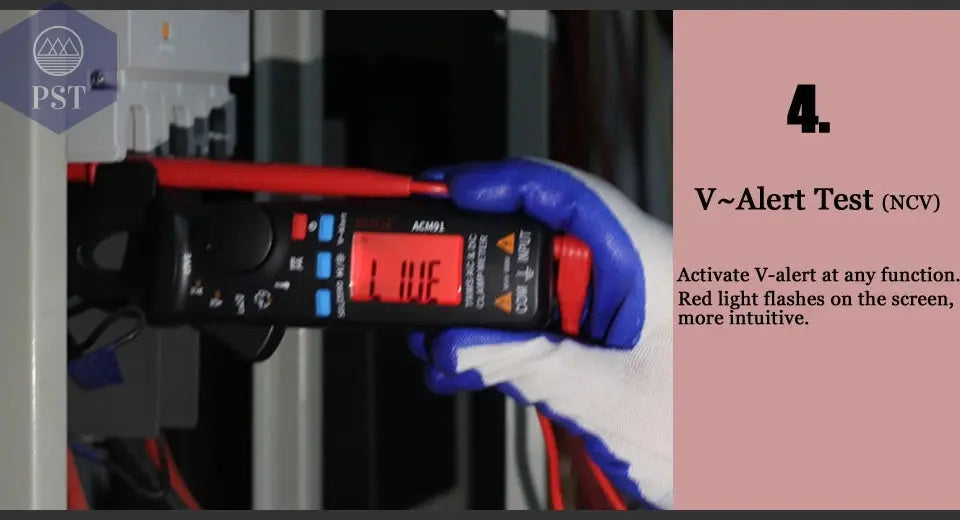 BSIDE Digital Clamp Meter 1mA High-Precision Ammeter Pliers True RMS DC AC Current Car Repair Electrical Temp Tester Multimeter PST PS Tradings