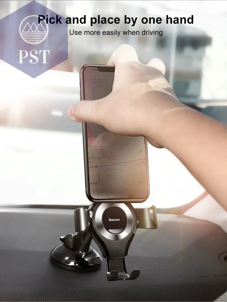 Baseus Gravity Autotelefonhalter für iPhone 16, Samsung, Saugnapf, Autohalterung für Telefone im Auto, Handyhalter, Ständer, 38,ajuan Cellphones & Telecommunications - Cellphones PST PS Tradings