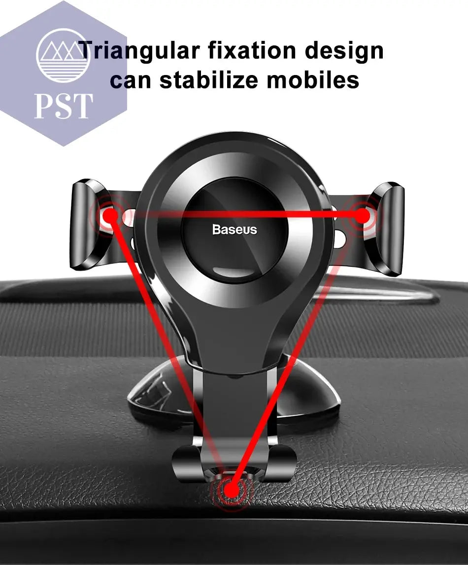 Baseus Gravity Autotelefonhalter für iPhone 16, Samsung, Saugnapf, Autohalterung für Telefone im Auto, Handyhalter, Ständer, 38,ajuan Cellphones & Telecommunications - Cellphones PST PS Tradings