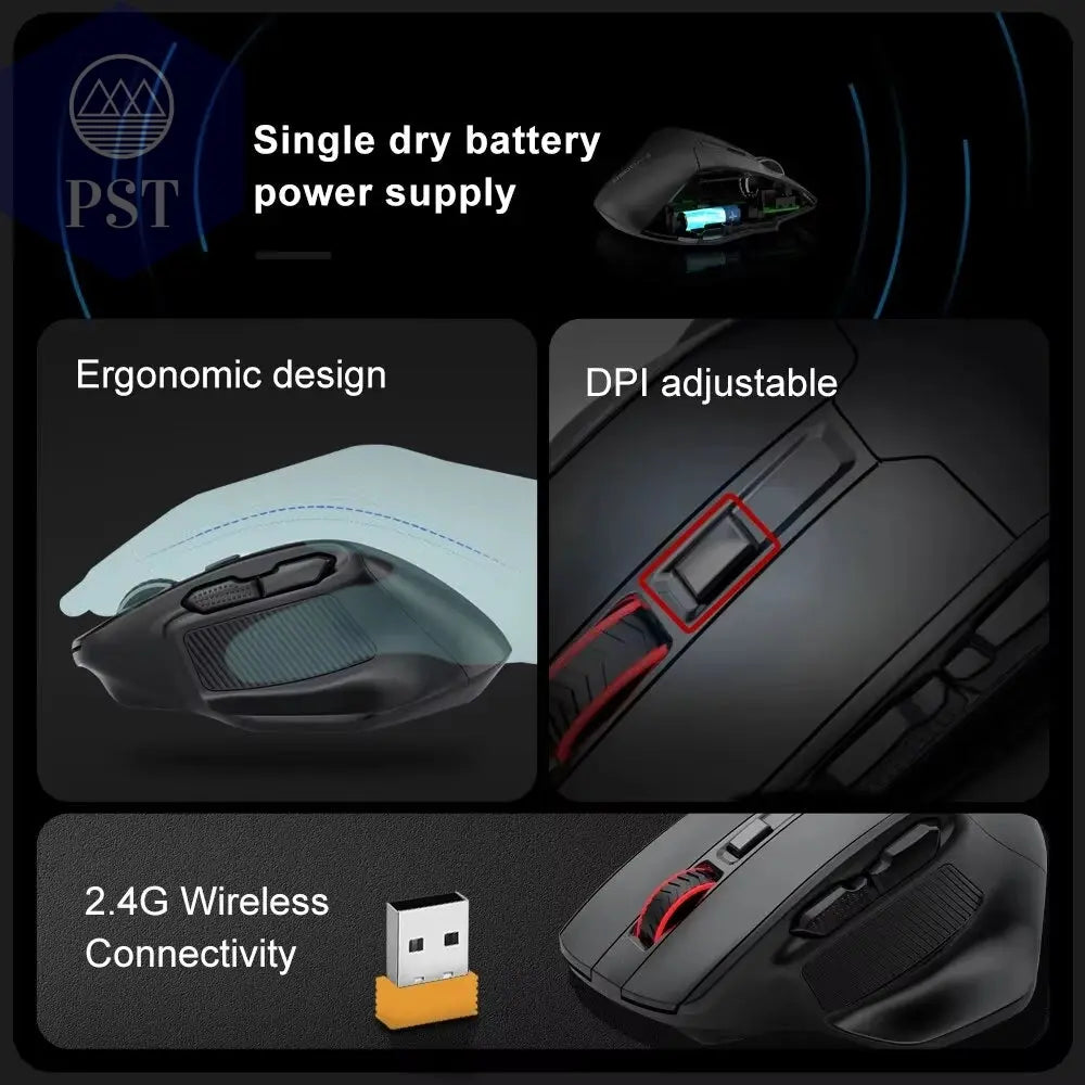 E-YOOSO X-31 USB 2,4G Drahtlose Gaming Maus 4800Dpi 5 Tasten Computer PC Mouse Gamer PST PS Tradings PST PS Tradings PST PS Tradings