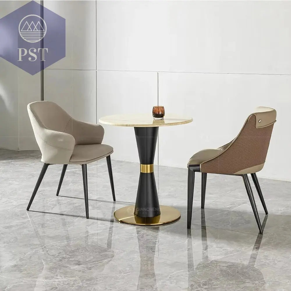 Elegantes Esszimmer Set Tisch und Stuhl Set eleganter Esstisch Schwarz PST PS Tradings Tischset PST PS Tradings PST PS Tradings