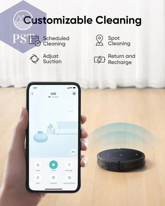 Eufy G50 Hybrid Saugroboter Mit Wischfunktion & 4.000Pa Starker Saugkraft, Dynamische Navigation, Pro-Entwirrkamm PST PS Tradings PST PS Tradings PST PS Tradings