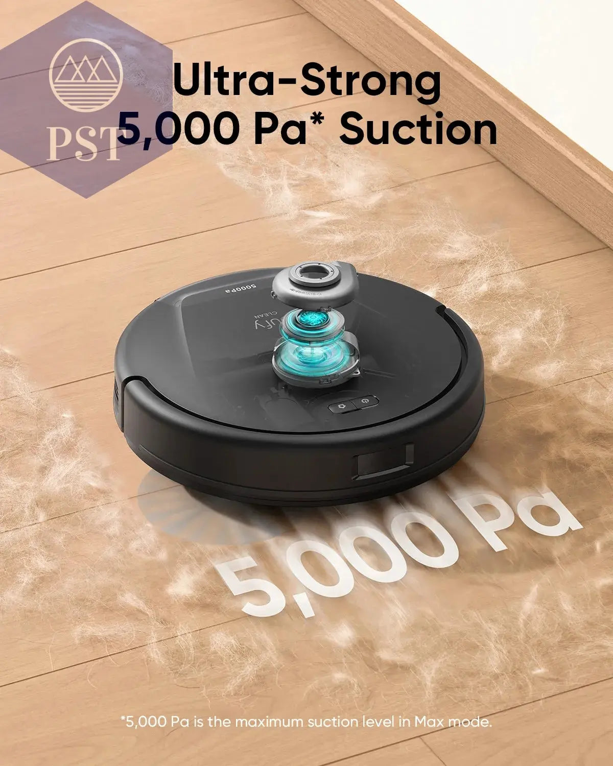 Eufy L60 Saugroboter Mit Wischfunktion Ultra Starke 5000Pa Saugkraft Ipath Laser-Navigation Gründliche Bodenreinigung PST PS Tradings PST PS Tradings PST PS Tradings