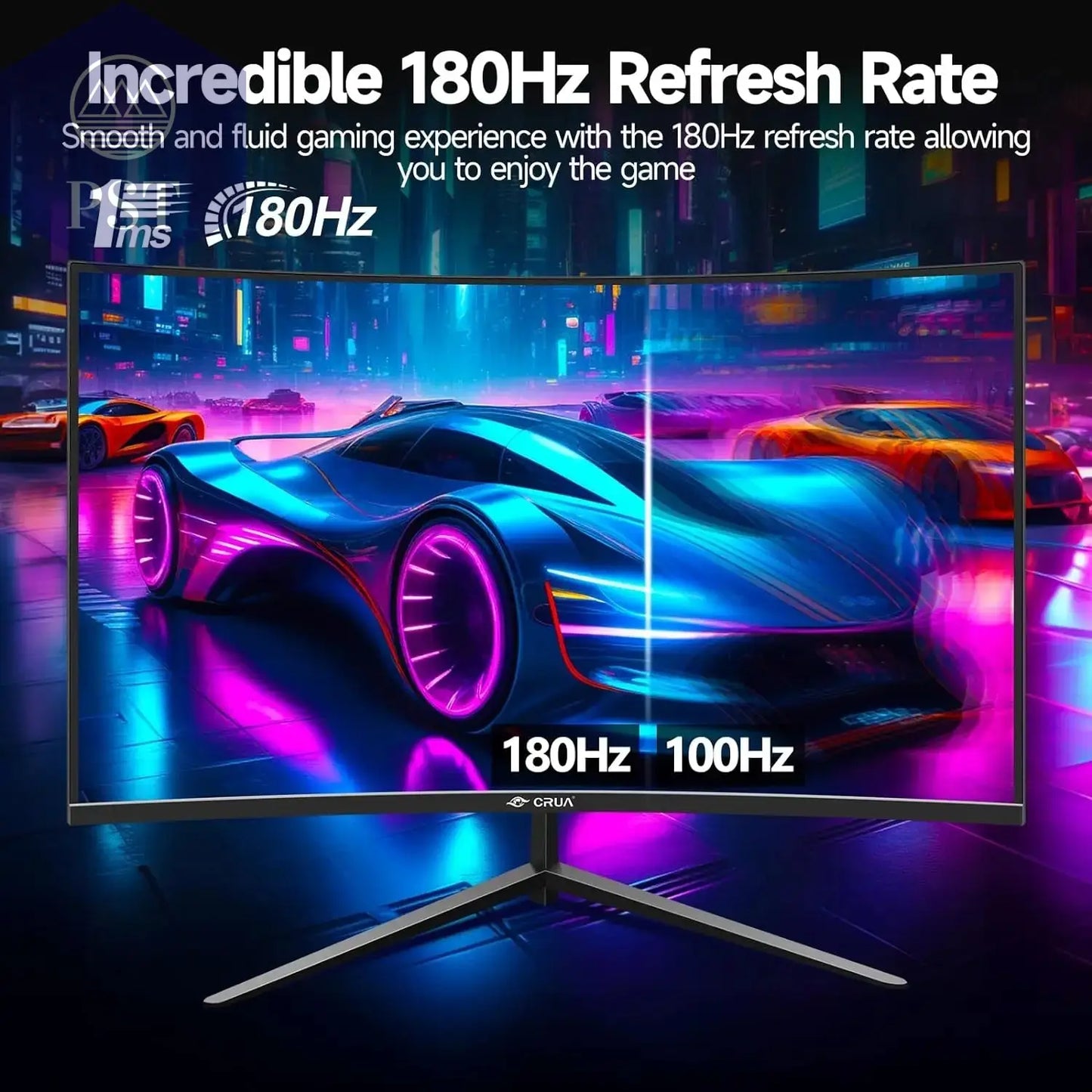 Gawfolk 32-Zoll-Gaming-Monitor Gebogen 1800R, 180 Hz Pc-Bildschirm Full HD 1080P, Rahmenlos 1500R Gebogenes Computerbildschirm PST PS Tradings Gawfolk 32-Zoll-Gaming-Monitor Gebogen 1800R, 180 Hz Pc-Bildschirm Full HD 1080P, Rahmenlos 1500R Gebogenes Computerbildschirm