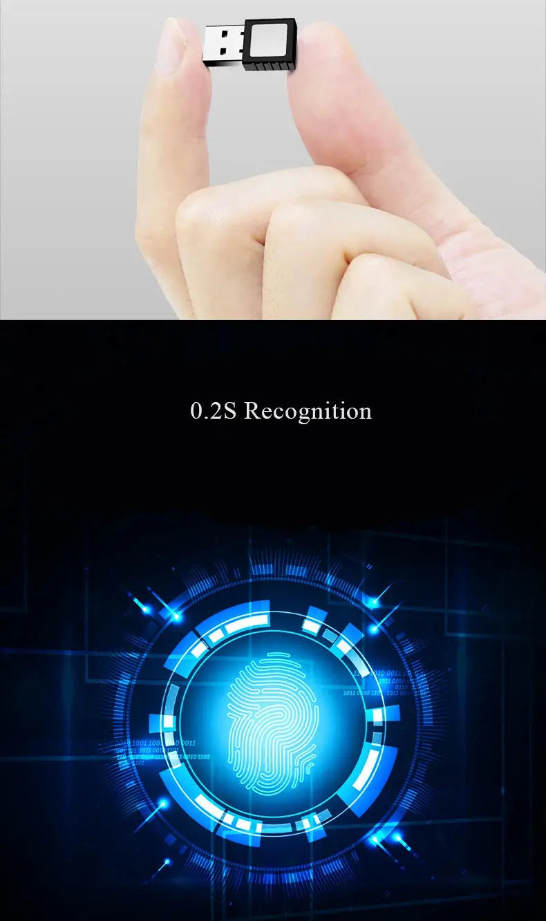 Mini USB Fingerprint Reader Modul Gerät Für Windows 10 11 Hallo Biometrie Sicherheit Schlüssel PST PS Tradings
