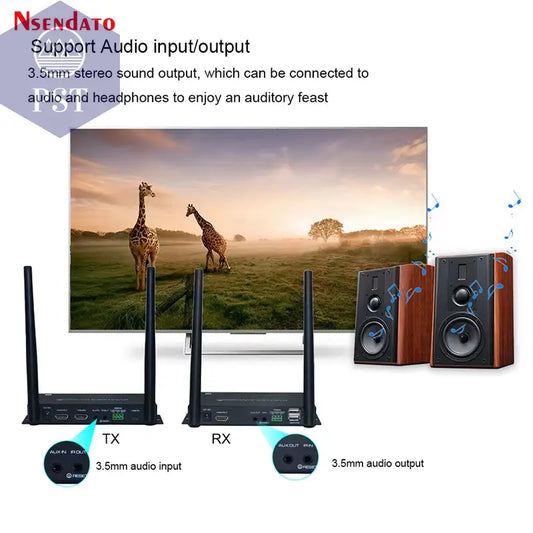 HDMI USB KVM Extender 4K 100M Extension Cable with Switch Wireless HDMI Video Transmitter Receiver Extender for Mouse Keyboard PST PS Tradings PST PS Tradings PST PS Tradings HDMI USB KVM Extender 4K 100M Extension Cable with Switch Wireless HDMI Video Transmitter Receiver Extender for Mouse Keyboard