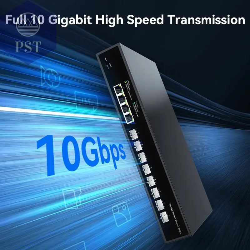 HORACO 12-Port 10G Web Managed Switch PST PS Tradings Switch PST PS Tradings PST PS Tradings HORACO 12-Port 10G Web Managed Switch Switch