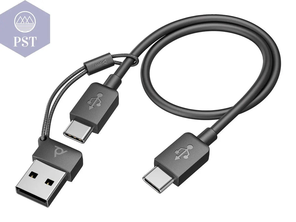HP Poly Voyager Focus 2 UC Headset +USB-A to USB-C Cable +Charging Stand PST PS Tradings Kopfhörer PST PS Tradings PST PS Tradings