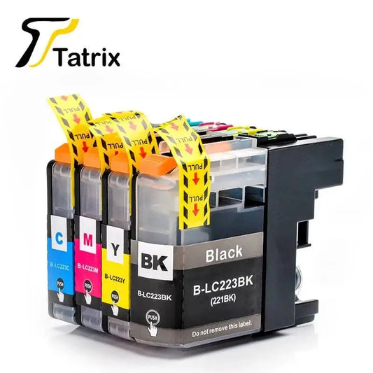 Tatrix With Chip LC223 LC221 Compatible Ink Cartridge For Brother MFC-J4420DW/J4620DW/J4625DW/J480DW/J680DW/J880DW Printer - PST PS Tradings