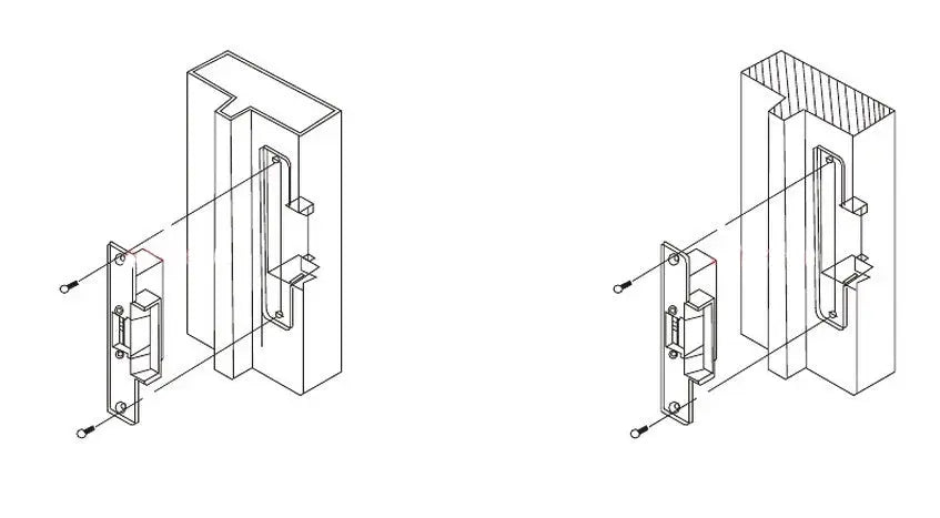 Edelstahl DC12V elektrische Schlags chloss einschalten, um ausfalls icher für die Zugangs kontrolle zu entsperren PST PS Tradings
