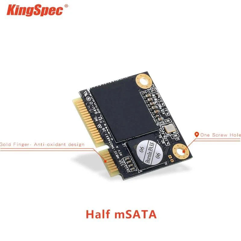 KingSpec YANSEN mSATA Half Size SSD 120GB 240GB 1tb HDD SATA 3.0 III For Tablet PC Laptop hard drive disk mSATA ssd half size - Property & Safety Tradings