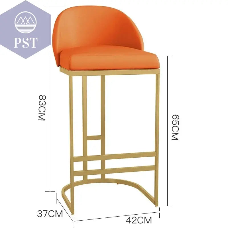 High Pink Akzent Barhocker Empfang minimalist ische Luxus Küche Theken hocker nordische ergonomische Cadeiras Bar Möbel PST PS Tradings