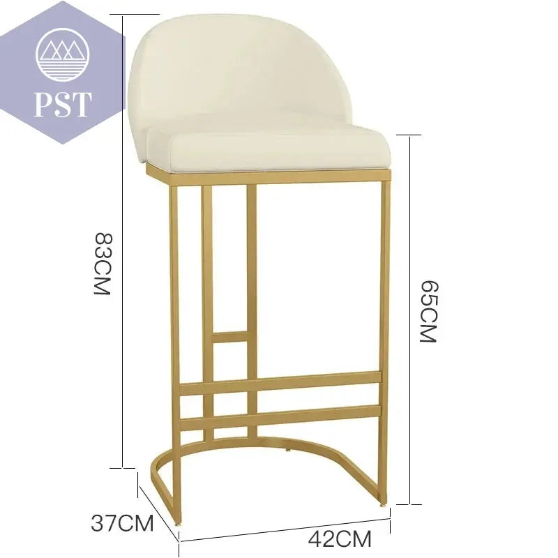 High Pink Akzent Barhocker Empfang minimalist ische Luxus Küche Theken hocker nordische ergonomische Cadeiras Bar Möbel PST PS Tradings