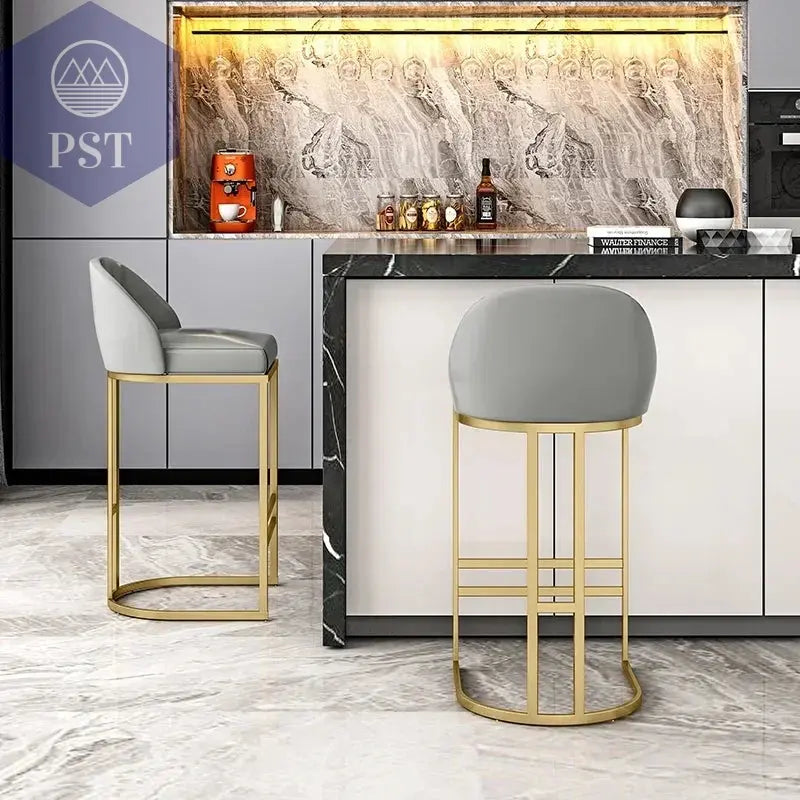 High Pink Akzent Barhocker Empfang minimalist ische Luxus Küche Theken hocker nordische ergonomische Cadeiras Bar Möbel PST PS Tradings