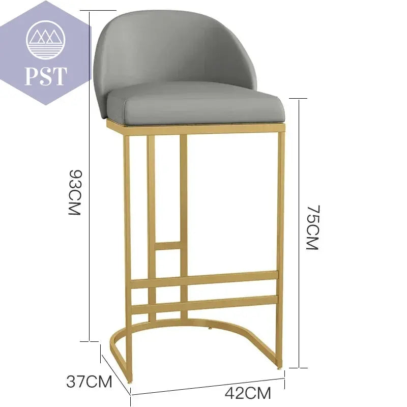 High Pink Akzent Barhocker Empfang minimalist ische Luxus Küche Theken hocker nordische ergonomische Cadeiras Bar Möbel PST PS Tradings