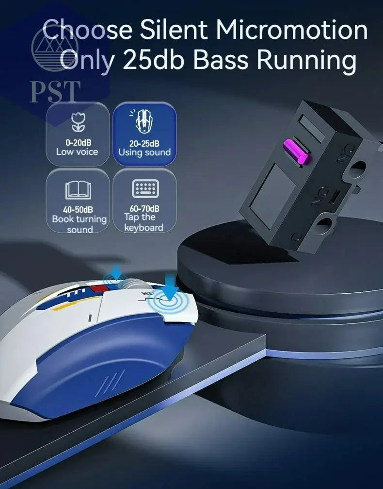 Inphic F9 Mecha Edition: Kabellose Silent Maus PST PS Tradings Inphic F9 Mecha Edition: Kabellose Silent Maus