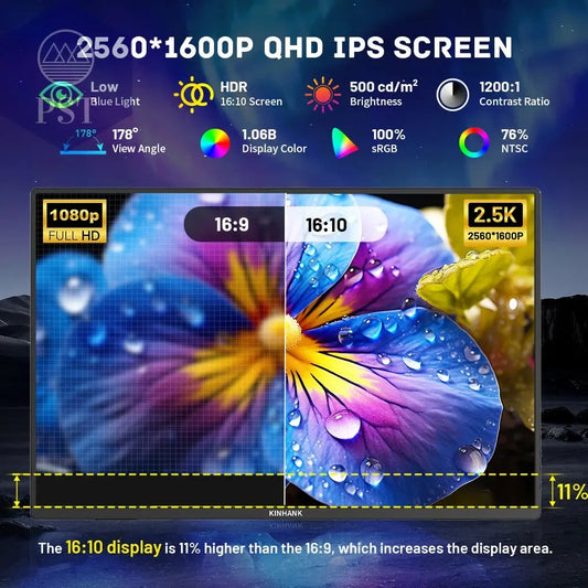 K16 Pro 16'' Gaming Monitor mit Google TV 144Hz PST PS Tradings PST PS Tradings PST PS Tradings K16 Pro 16'' Gaming Monitor mit Google TV 144Hz