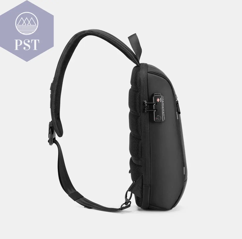 Kingsons/Vgoal Anti-theft Waterproof Single Shoulder Backpack For Men Laptop 14/13.3 inch W/ USB Charging Port&TSA Customs Lock - PST PS Tradings