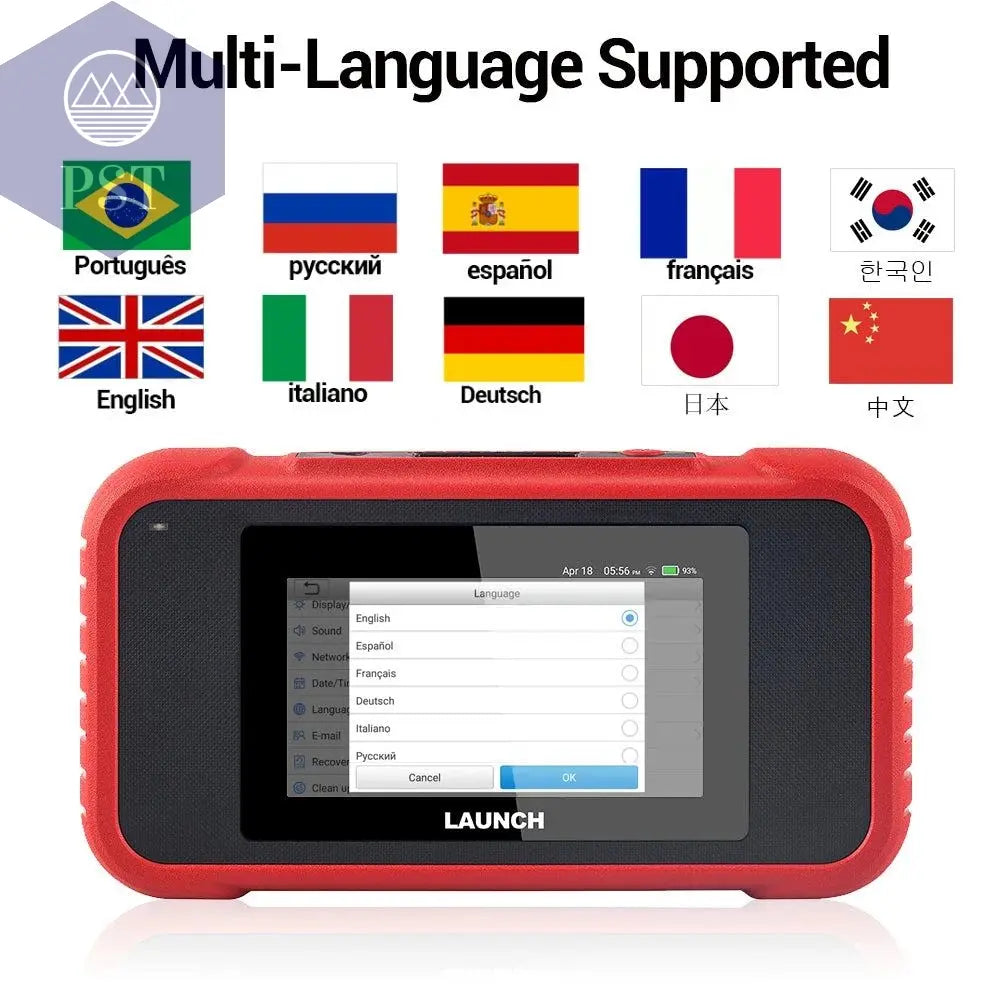 LAUNCH X431 CRP129E / CRP129E V2.0 Car OBD2 Diagnostic Tools ENG ABS SRS AT Oil SAS EPB TPMS DPF Reset Auto Scanner Free Update - PST PS Tradings