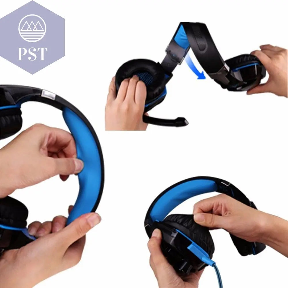 LED Gaming Headset with Microphone PST PS Tradings