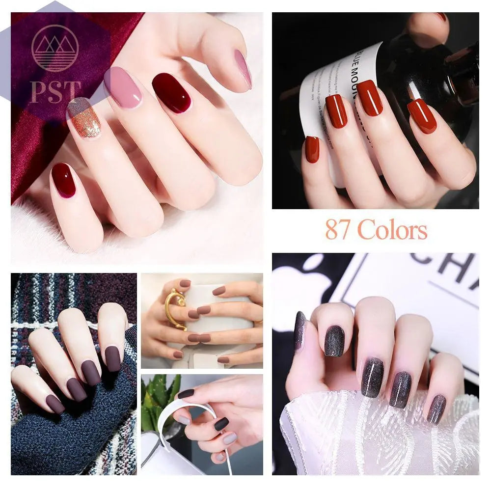 Limegirl Gel Nail Polish Set 60/40/24Colors Semi Permanent UV Led Gel Varnish Soak Off Nail Lacquers Base Top Coat Limegirl Gel Nail Polish set PST PS Tradings