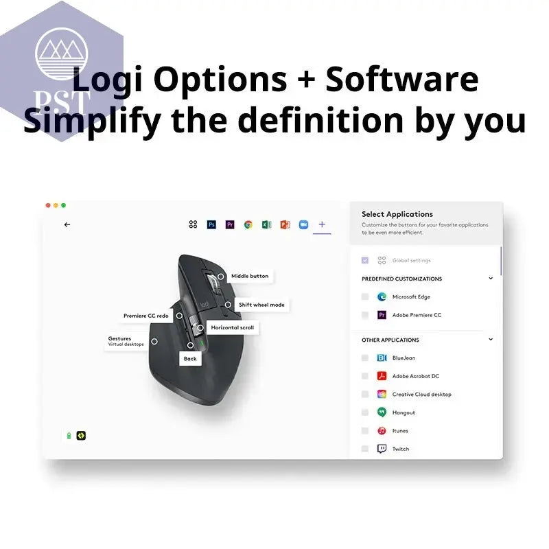 Logitech MX Master 3S Drahtlose Bluetooth Maus PST PS Tradings Maus PST PS Tradings PST PS Tradings