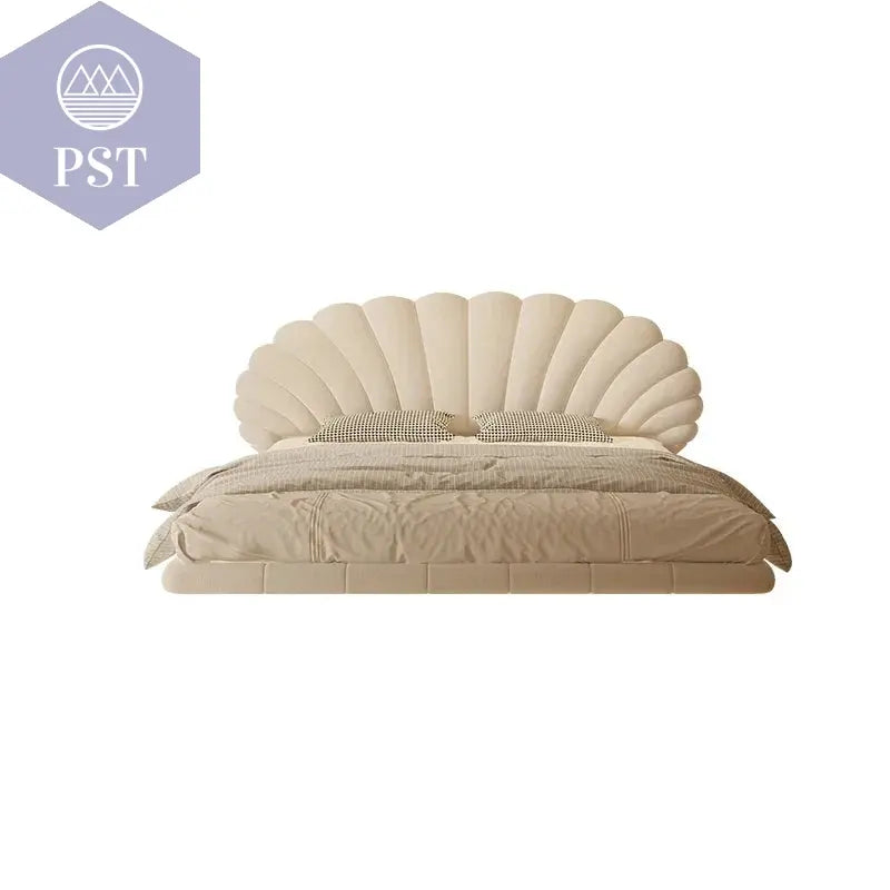 Luxuriöses King Size Designer Doppelbett Weiß PST PS Tradings Möbel PST PS Tradings PST PS Tradings